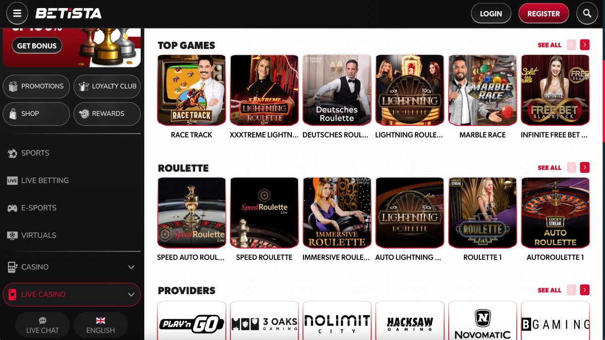 Betista Casino Review1